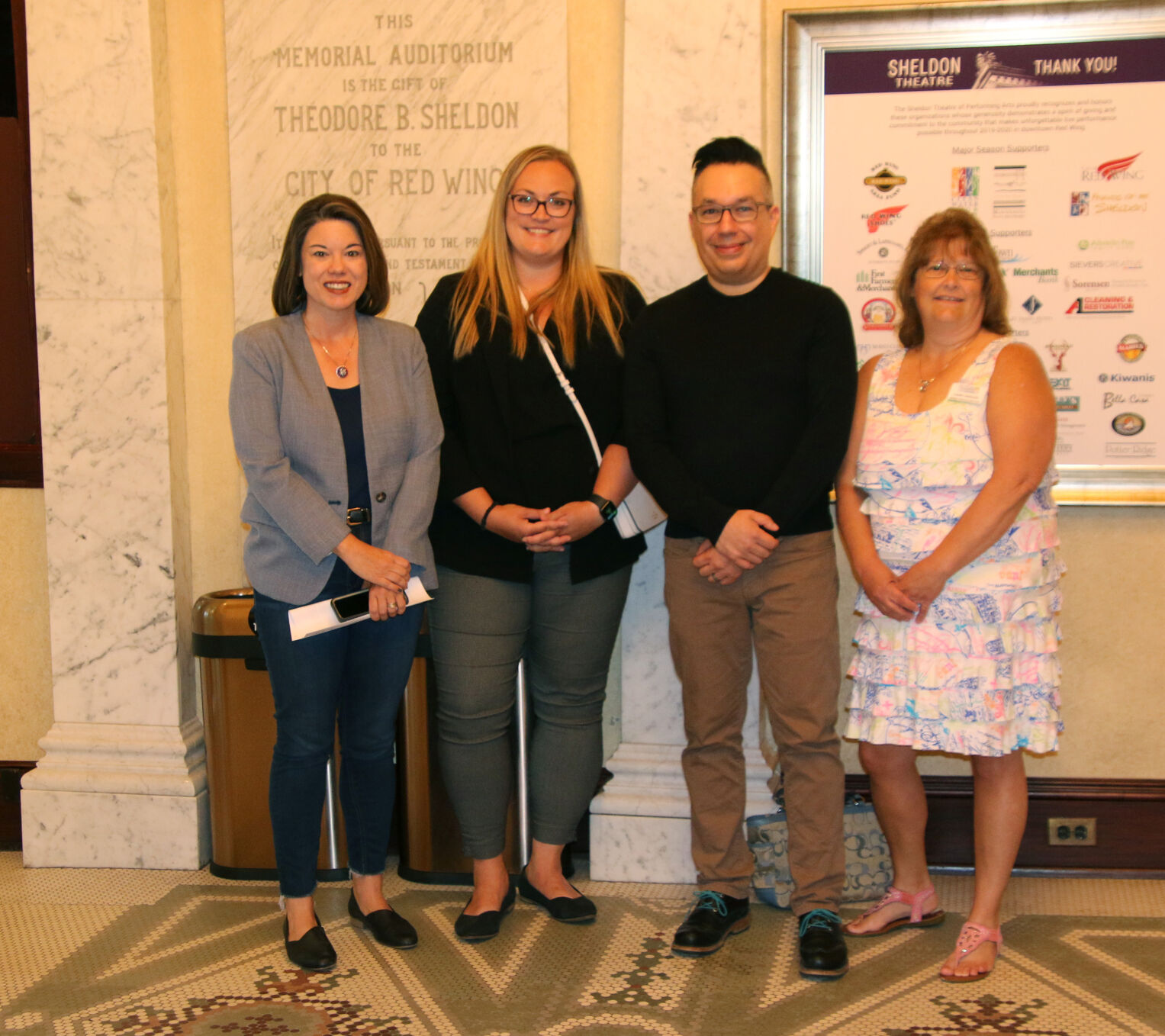 Angie Craig visits Sheldon Theatre